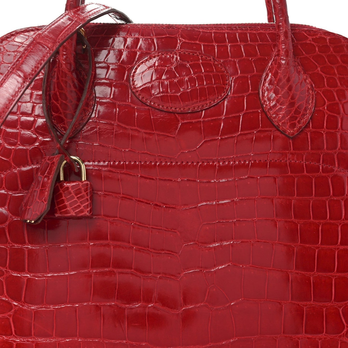 Shiny Porosus Crocodile Bolide 31 Rouge Vif