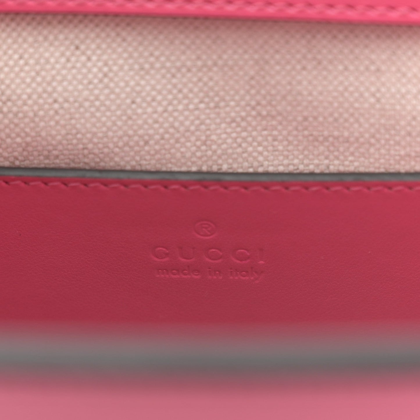 Calfskin GG Matelasse Small Slim Chain Shoulder Bag Rhodamine Pink Natural