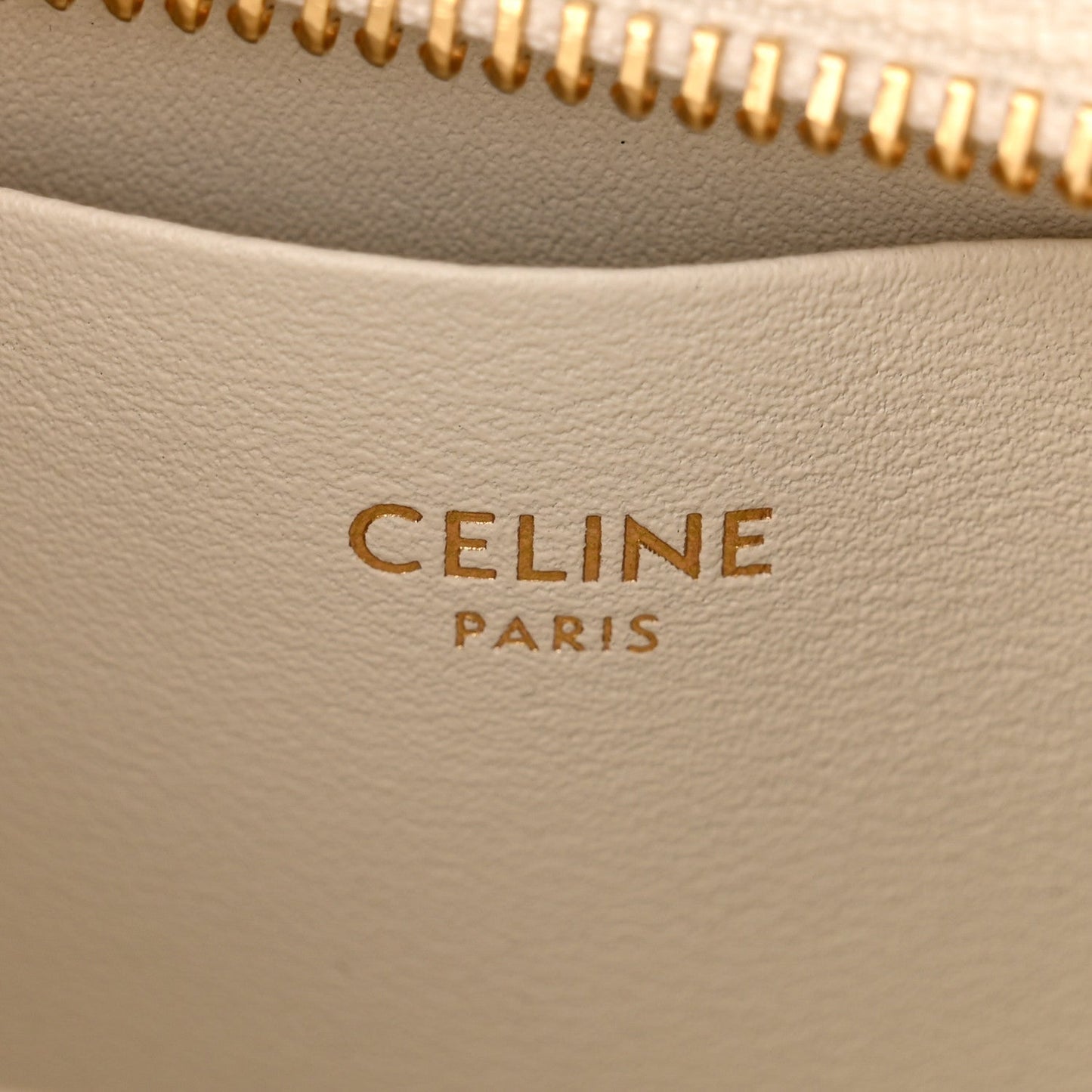 Shiny Calfskin Medium Tilly Triomphe Shoulder Bag Rice