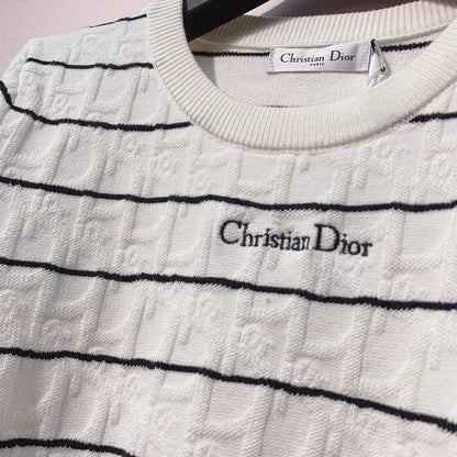 CD 25 Sweater Black And White Wool 301579