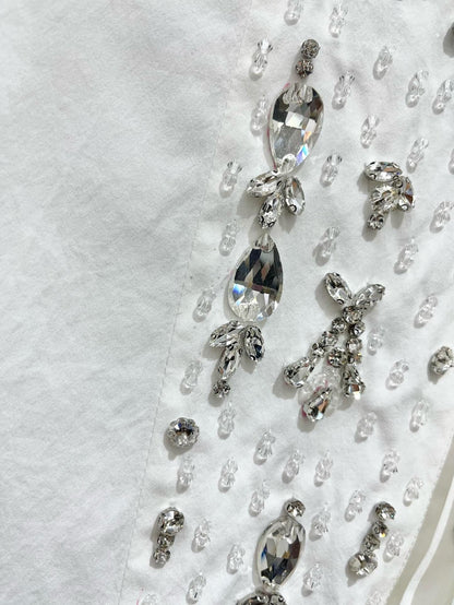 YSL 25S EMBELLISHED SHIRT STYLE 158