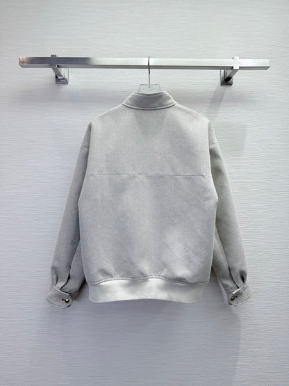 Miu Miu 25 Stand-up Collar Jacket Cotton 304185
