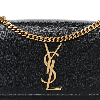 Grain De Poudre Small Monogram Kate Satchel Black