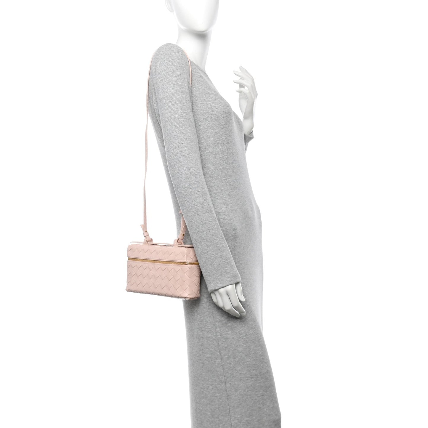 Calfskin Intrecciato Bang Bang Vanity Case Cameo