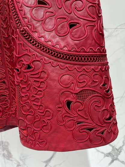 HERMES 25S EMBROIDERED SHORTS 158