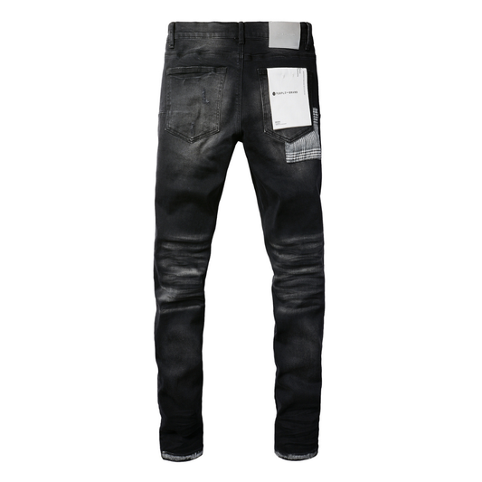 Purple Gradient Black Jeans