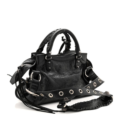 Agneau Arena Neo Cagole Handbag XS Black
