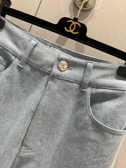 CC Jeans Light Blue Denim Fabric