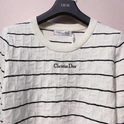 CD 25 Sweater Black And White Wool 301579