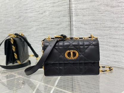 Dior Miss Caro Bag Macrocannage Lambskin Bag - 19 x 13 x 5.5 cm