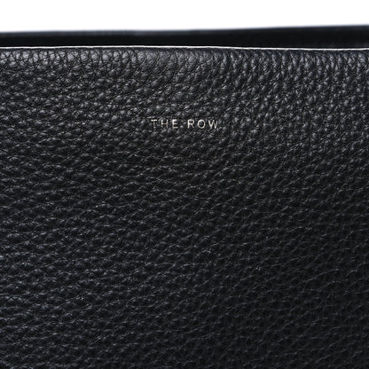 Grained Calfskin Medium N/S Park Tote Black