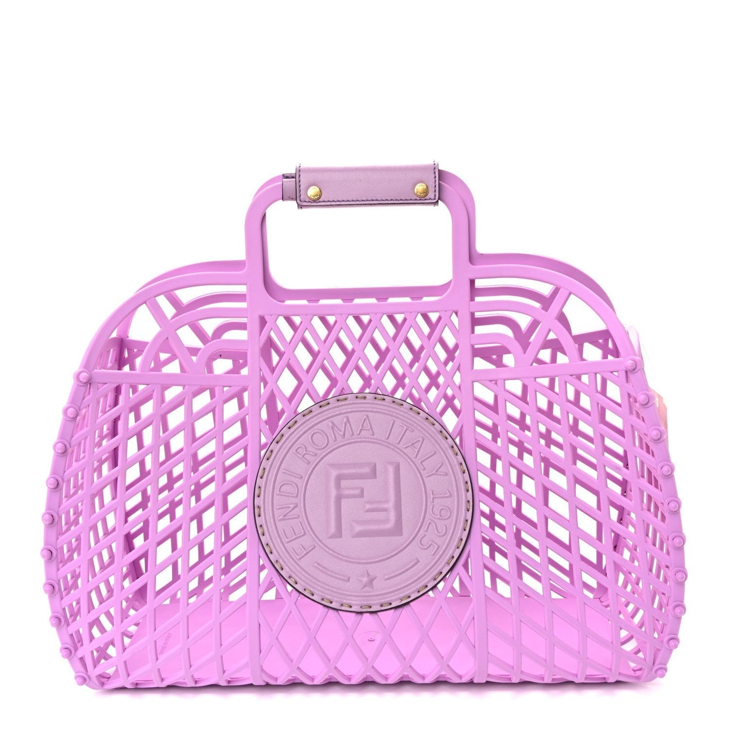 Recycled Plastic Vitello Liberty Matte Medium Fendi Basket Violetta