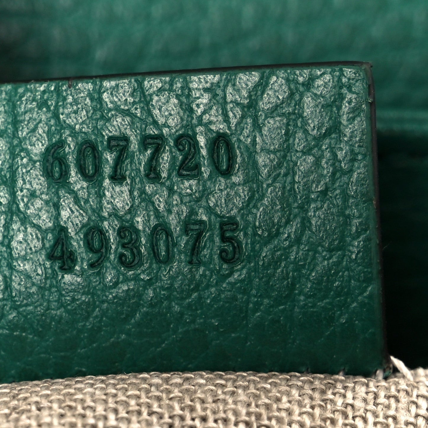 Dollar Calfskin Interlocking G Crossbody Bag Emerald