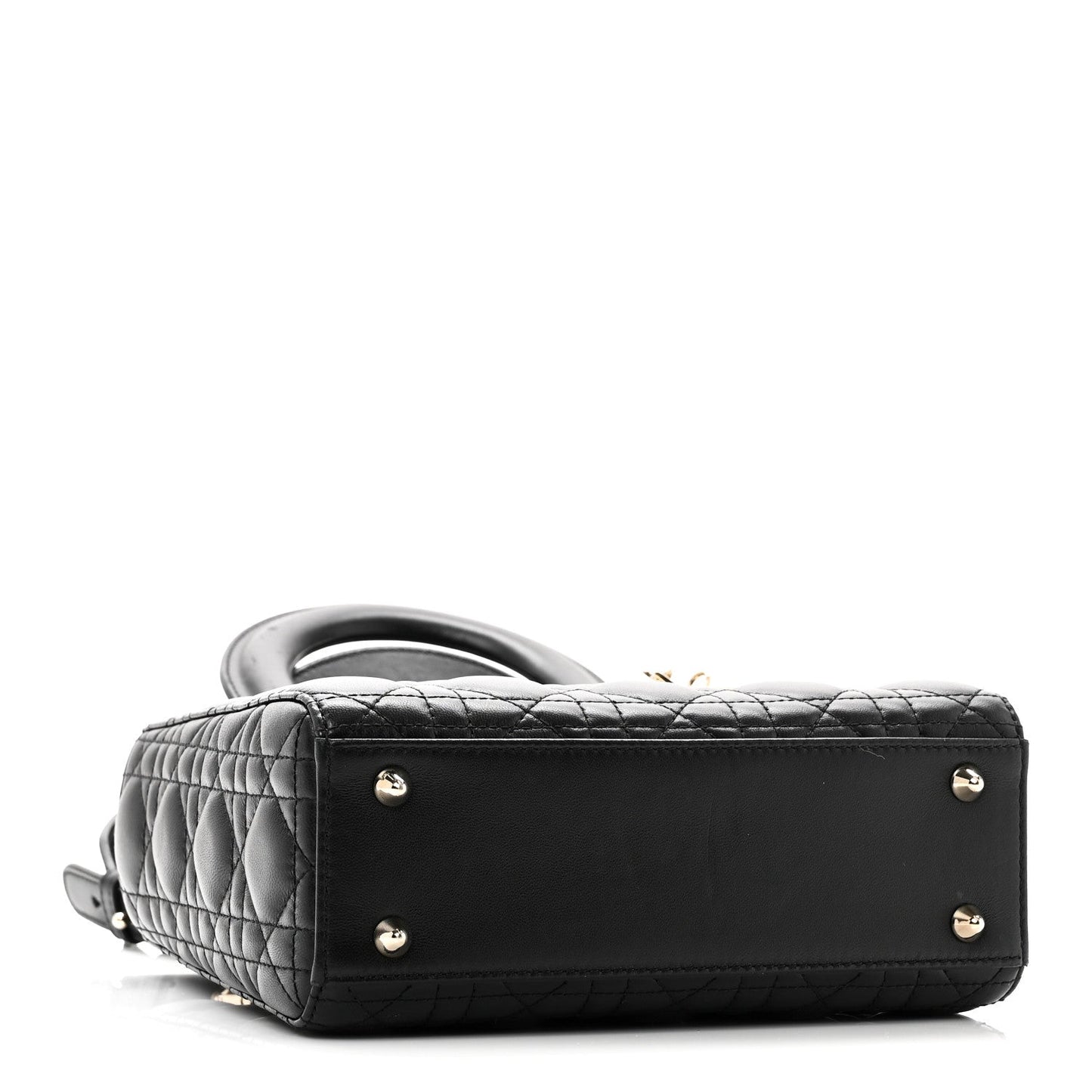 Lambskin Cannage Small My ABCDior Lady Dior Black
