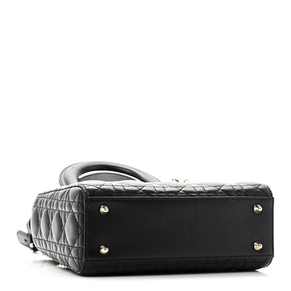Lambskin Cannage Small My ABCDior Lady Dior Black