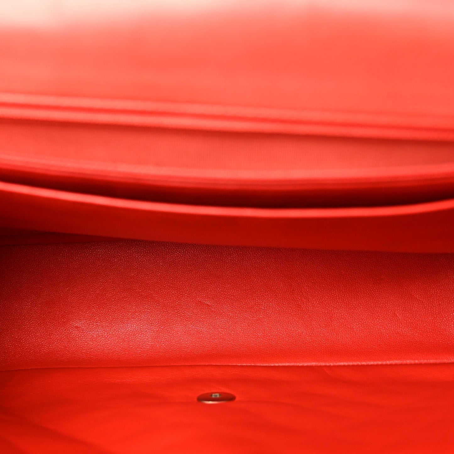 Lambskin Quilted Maxi Single Flap Red