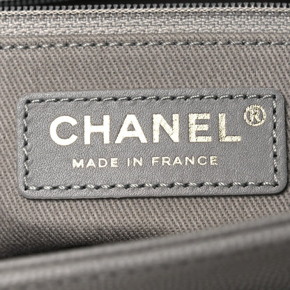 Caviar Quilted Medium Business Affinity Flap Grey