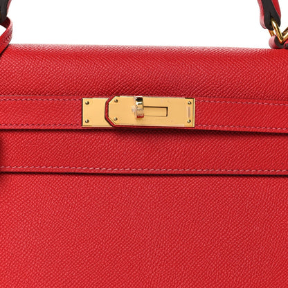 Epsom Kelly Sellier 32 Rouge Casaque