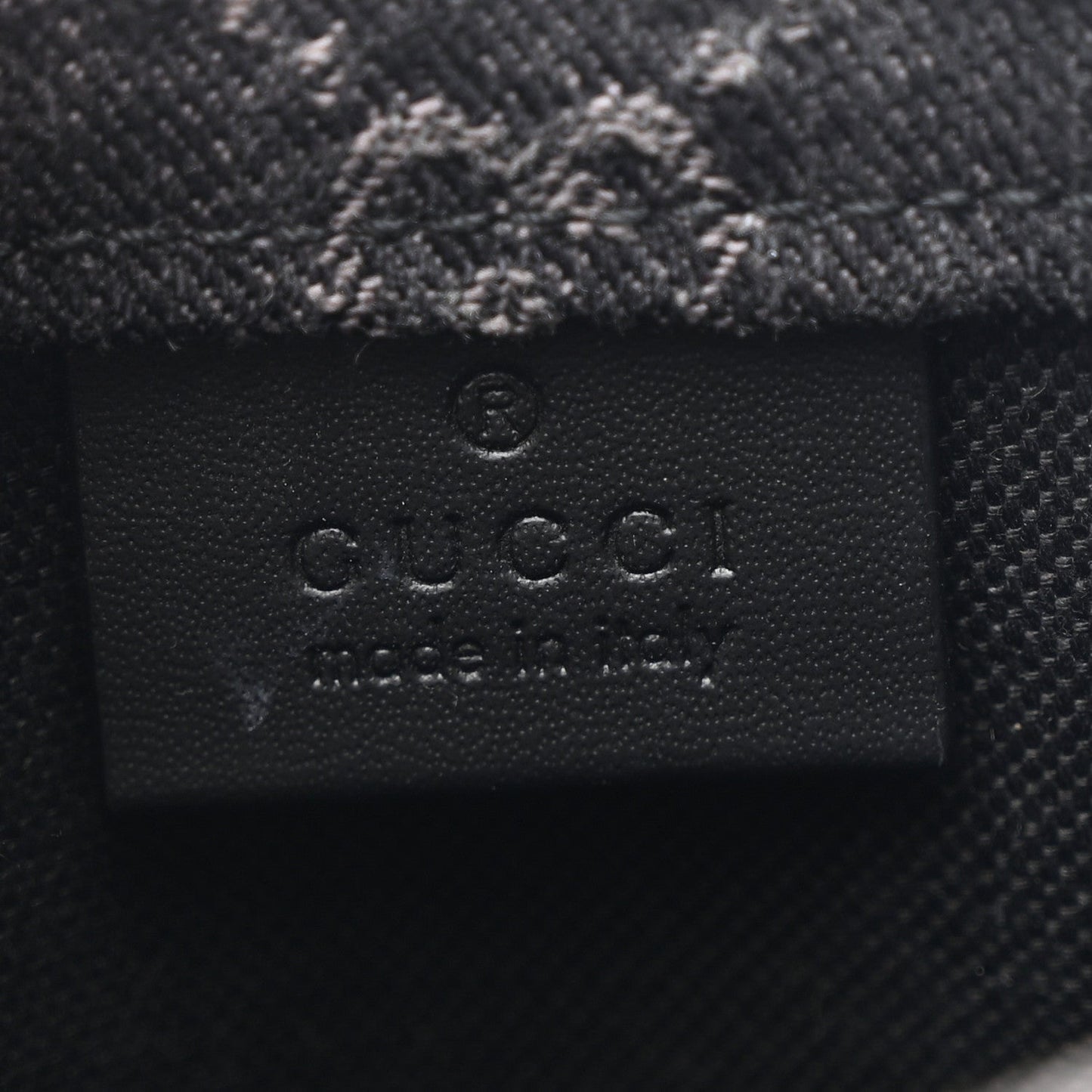 Denim GG Monogram Dollar Calfskin Mini Ophidia Tote Black Grey