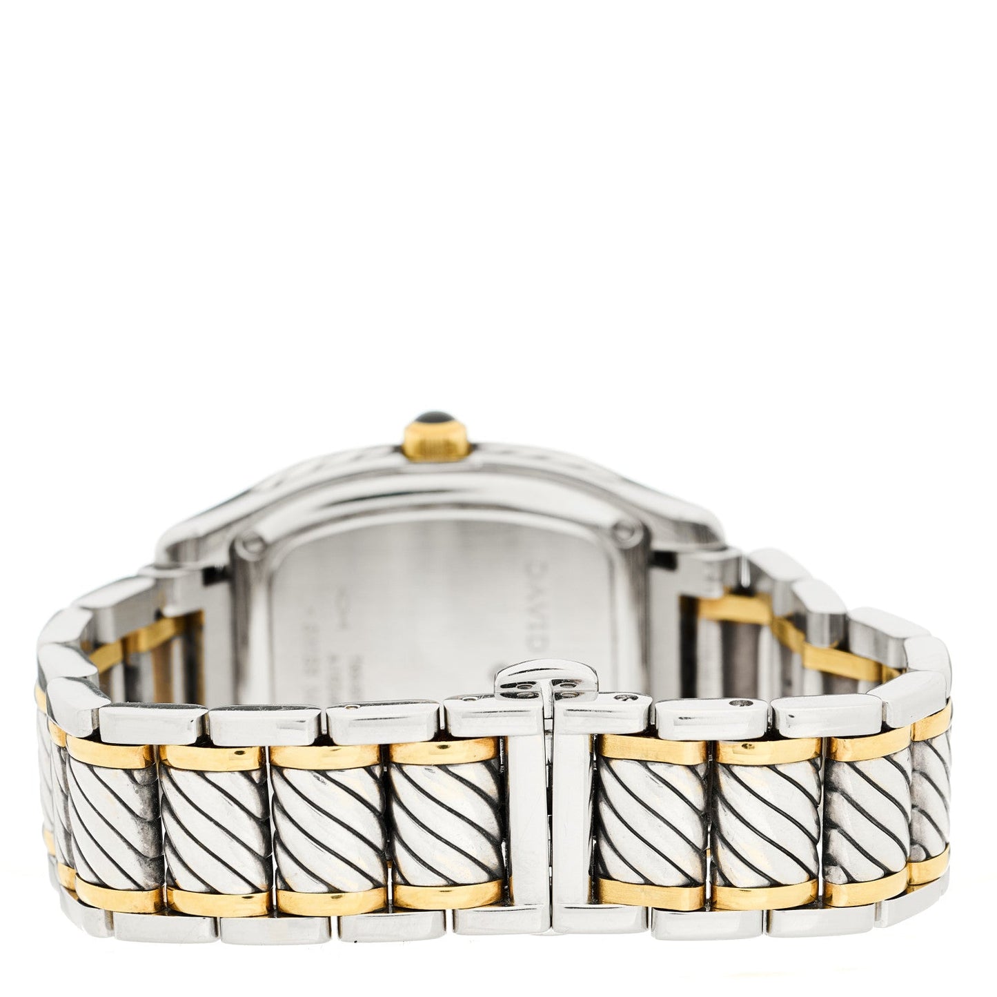 Stainless Steel 18K Yellow Gold Diamond Bezel Mother of Pearl 32mm Thoroughbred Quartz Watch