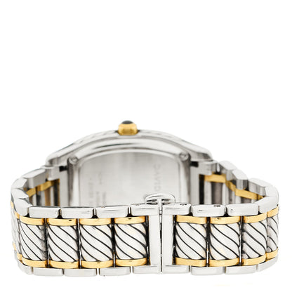 Stainless Steel 18K Yellow Gold Diamond Bezel Mother of Pearl 32mm Thoroughbred Quartz Watch