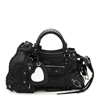 Agneau Arena Neo Cagole Handbag XS Black