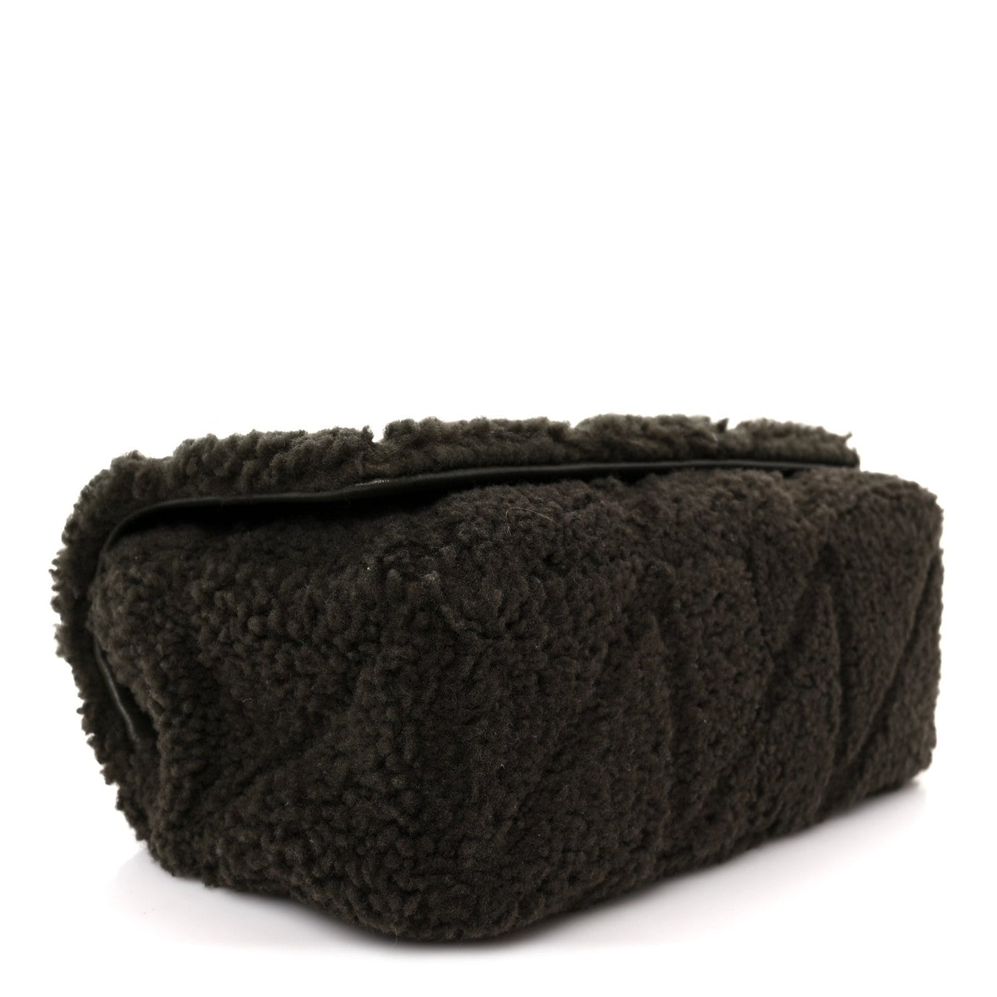 Shearling Monogram Small Jamie Grainy Moss