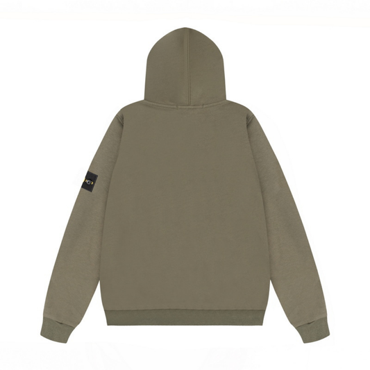 Monogram Zip Hoodie