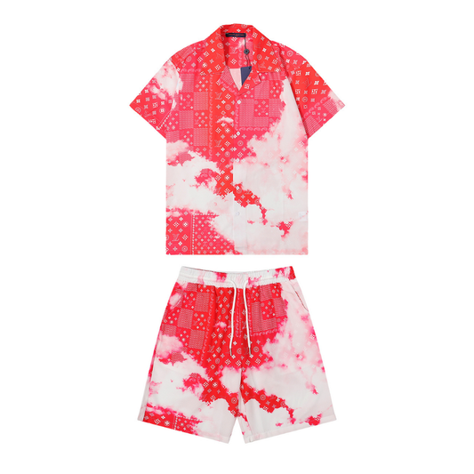 Monogram Short Set