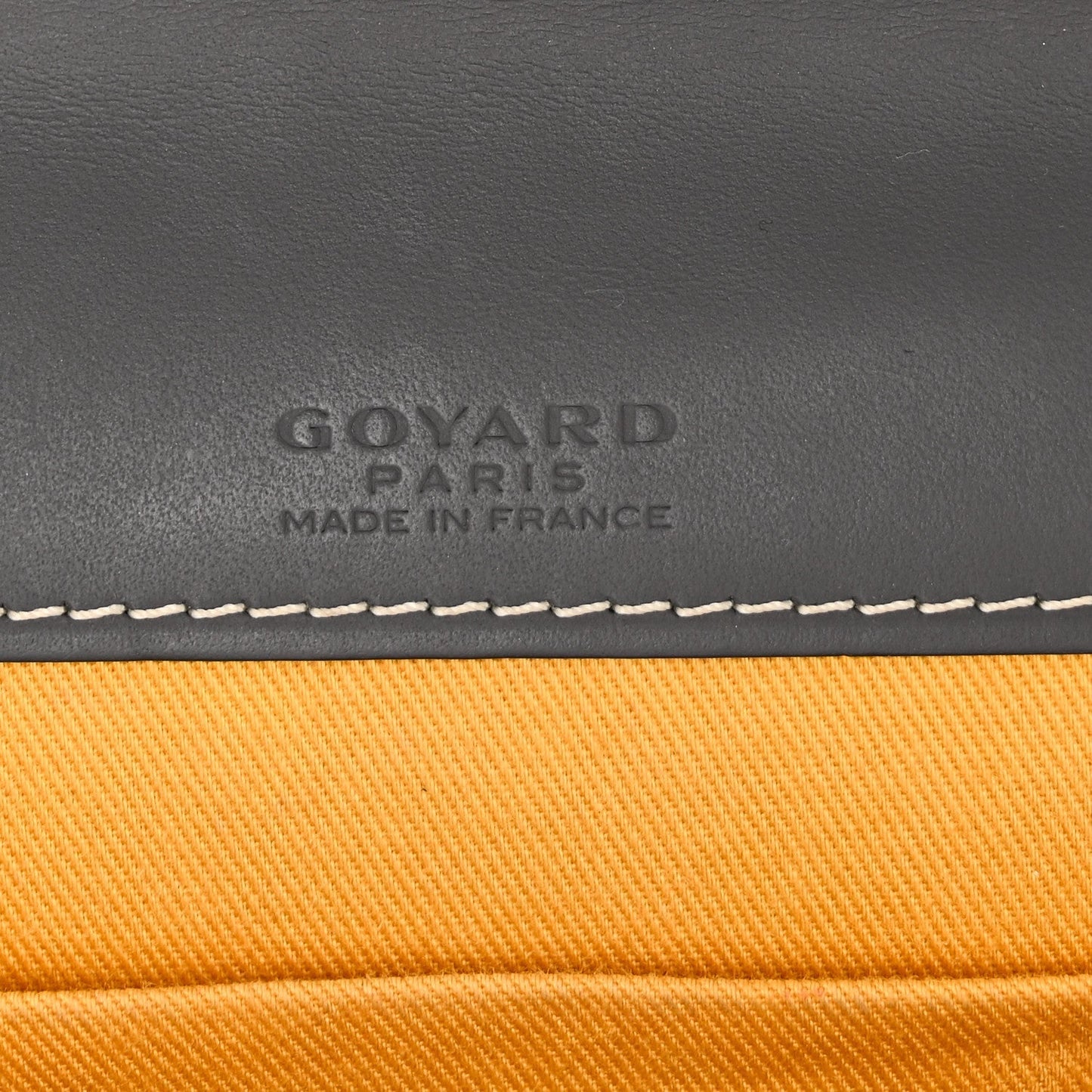 Goyardine Monte Carlo Bois Clutch With Strap Gray