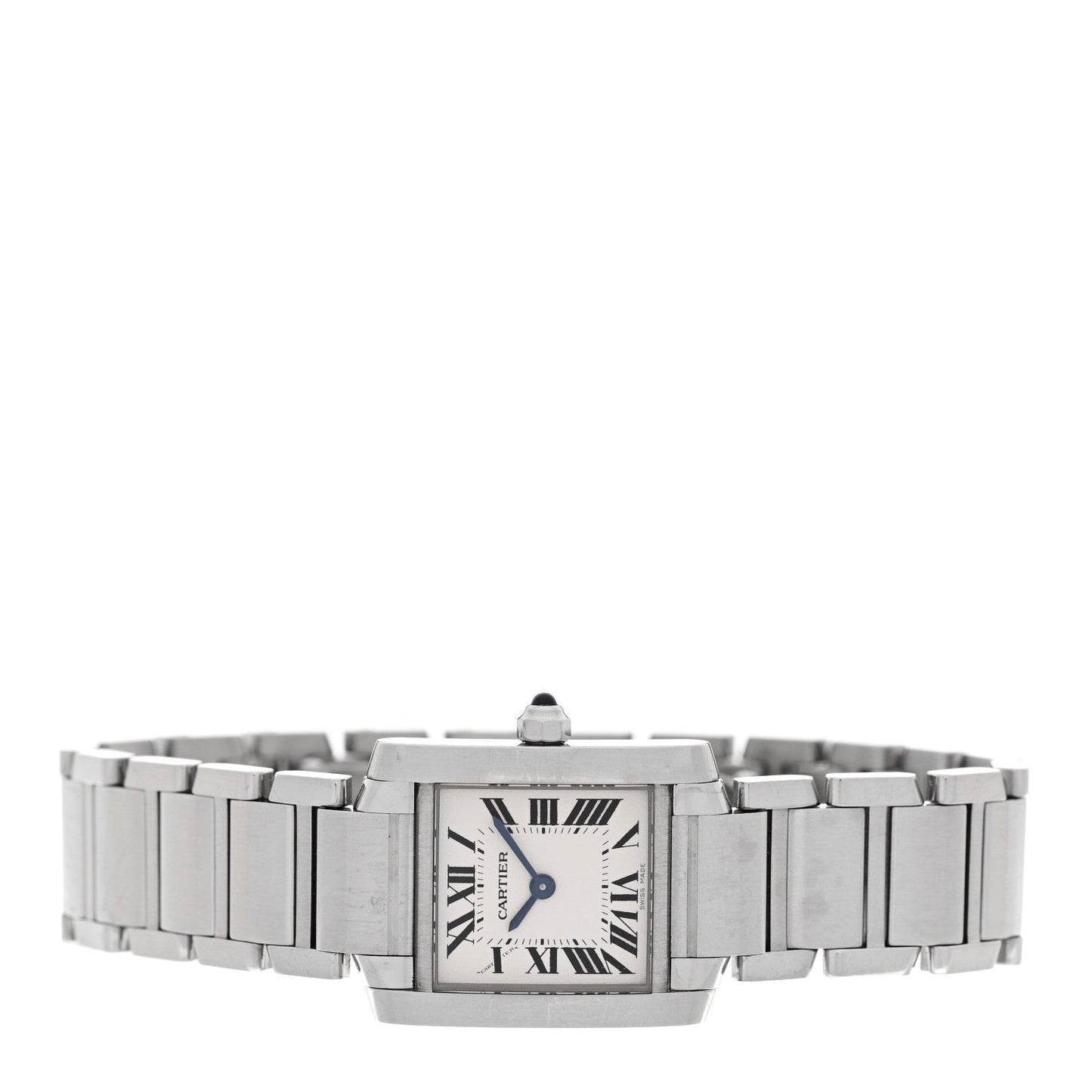 Stainless Steel 20mm Tank Francaise Quartz Watch