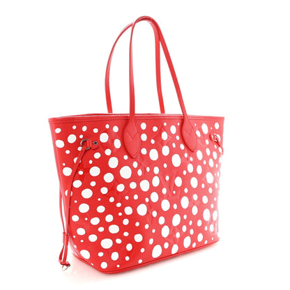 LV X YK Empreinte Infinity Dots Neverfull MM Rouge White