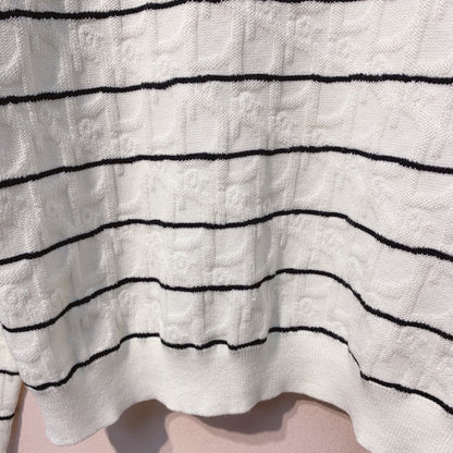 CD 25 Sweater Black And White Wool 301579