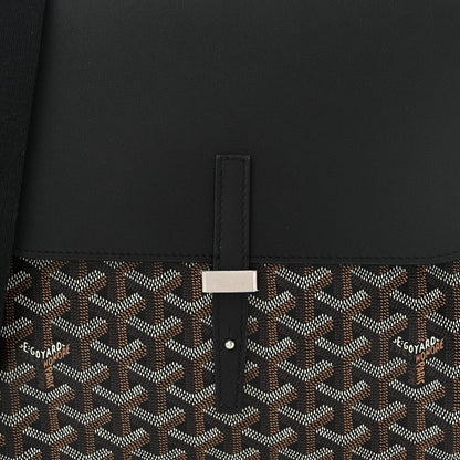 Goyardine Coursier Messenger Bag Black