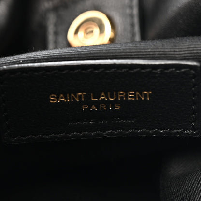 Lambskin Matelasse Monogram Large Jamie 4.3 Pochon Black