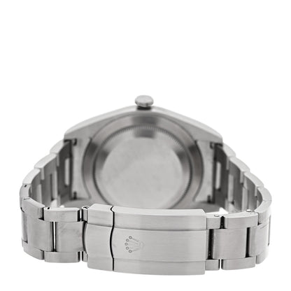 Stainless Steel 39mm Oyster Perpetual Watch Black 114300