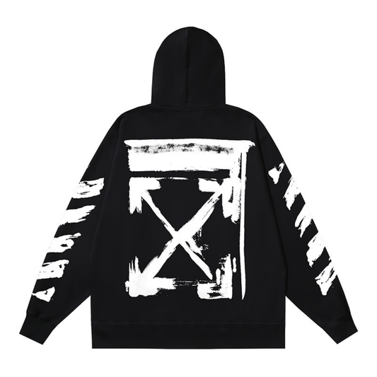 Off-W Monogram Zip Hoodie