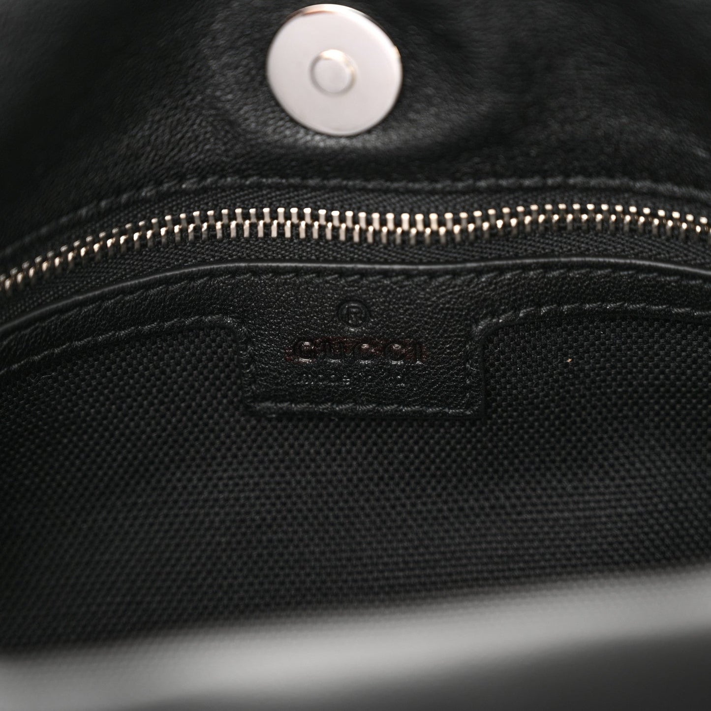 Sakai Be Green Calfskin Diagonal Stitched Small Blondie Tote Black