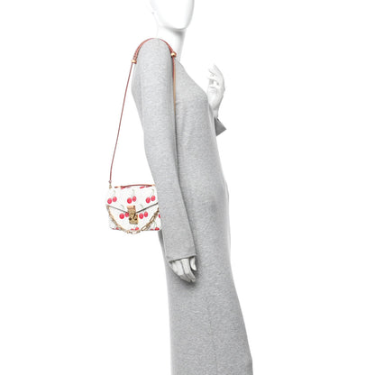 LV X TM Monogram Cerises Pochette Metis East West White