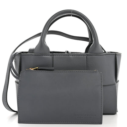 Nappa Maxi Intrecciato Arco Tote Thunder
