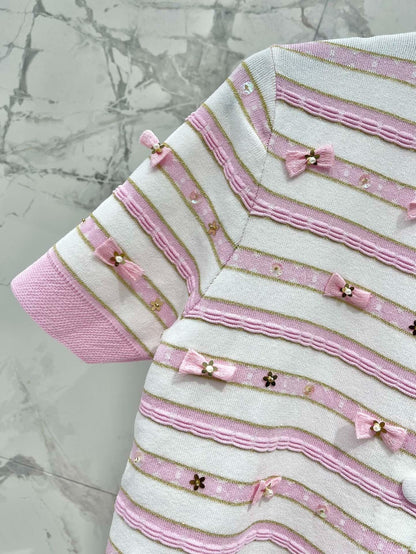 CHANEL 25S SHORT-SLEEVE CARDIGAN STYLE 111