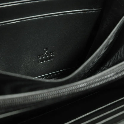 Gucci Single Zipper Handbag Black 20x10cm