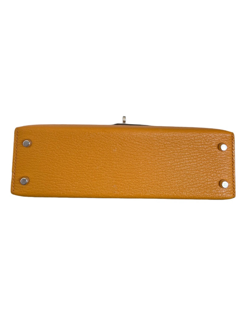 Hermes Kelly Mini Chevre Sesame Bag