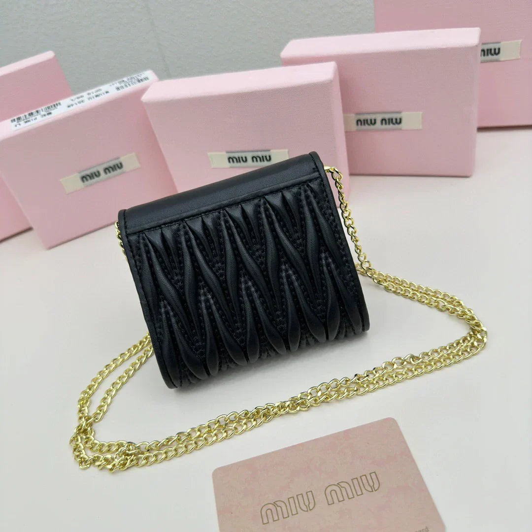 Miumiu Classic Jacquard Embossed Tote Bag