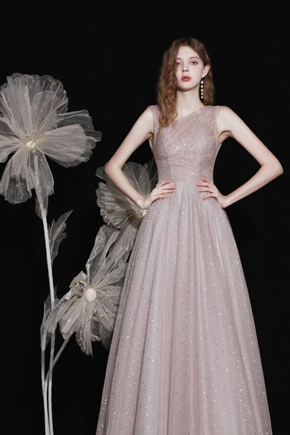 Sparkle Sleeveless A-Line Empire Sequin Party Dress