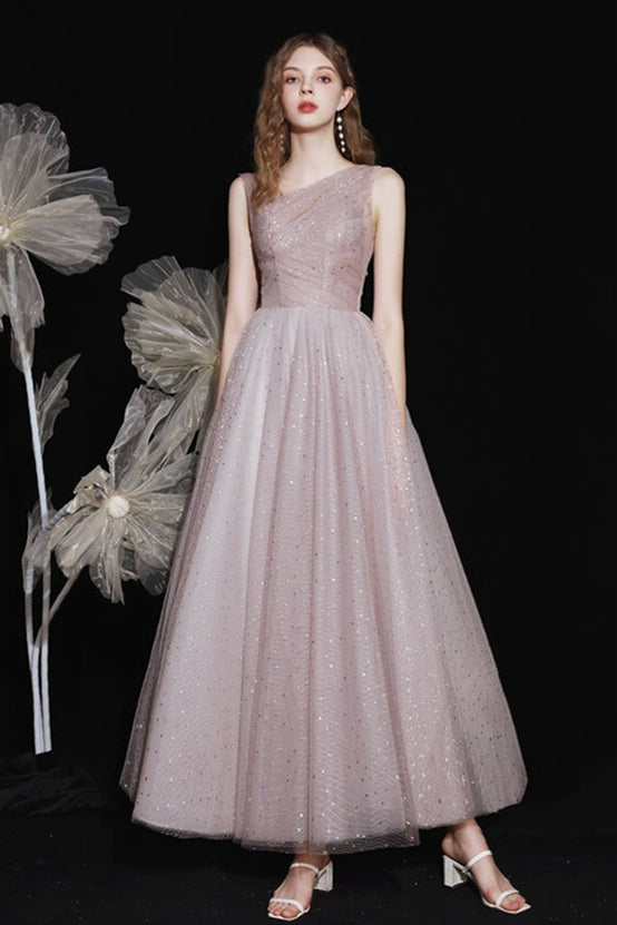 Sparkle Sleeveless A-Line Empire Sequin Party Dress