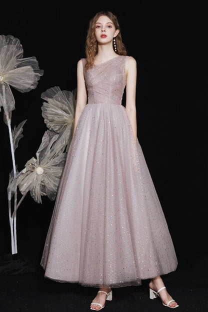 Sparkle Sleeveless A-Line Empire Sequin Party Dress