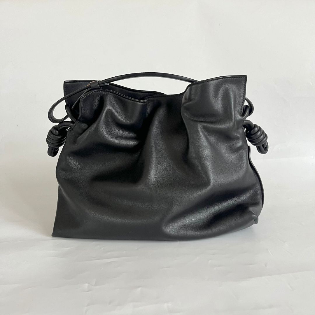 Loewe Shoulder Small Flamenco Bag with Anagram + logo strap