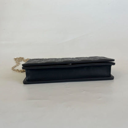 Dior Lady Dior Pouch Black Cannage Lambskin Leather