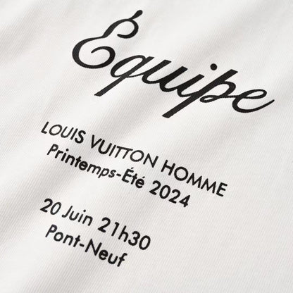 LV Lovers T-Shirt White Cotton